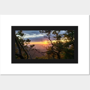 Appalachia Sunset in the Trees Posters and Art